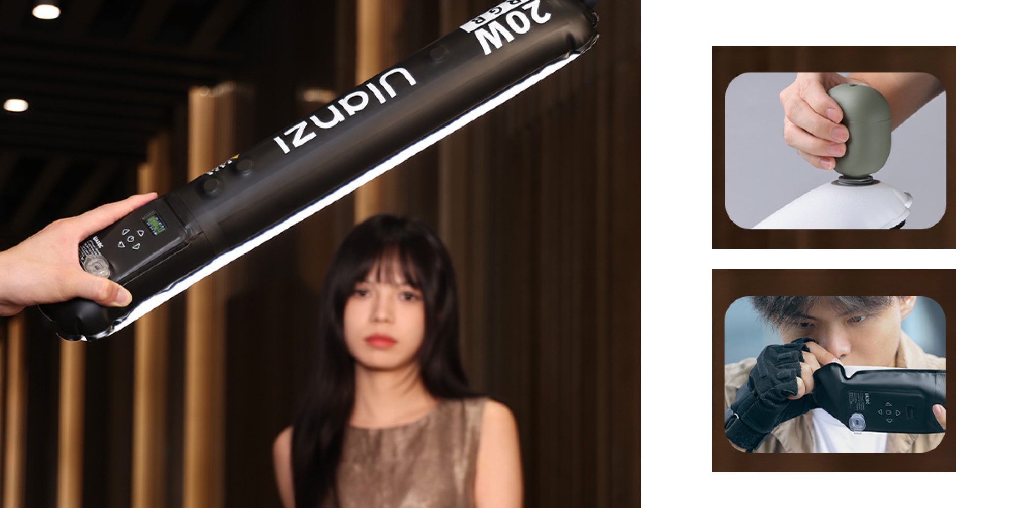 Lampa LED Ulanzi UA20C - RGB, WB (1800 K - 10000 K)